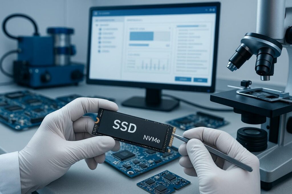 Récupération de données NVMe