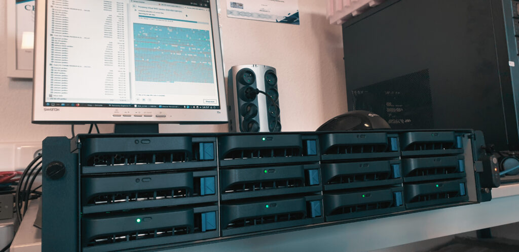 recuperation sur raid 5 et vsan hp letfthand